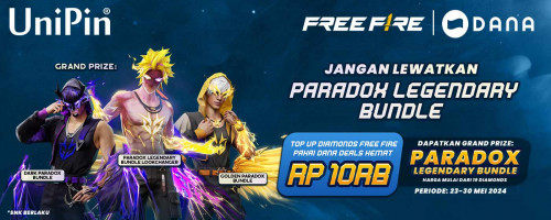 Jangan lewatkan Legendary Bundle Paling Keren & Top Up Diamonds Free Fire Pakai Voucher DANA Deals Bisa Hemat Hingga Rp 10Ribu!